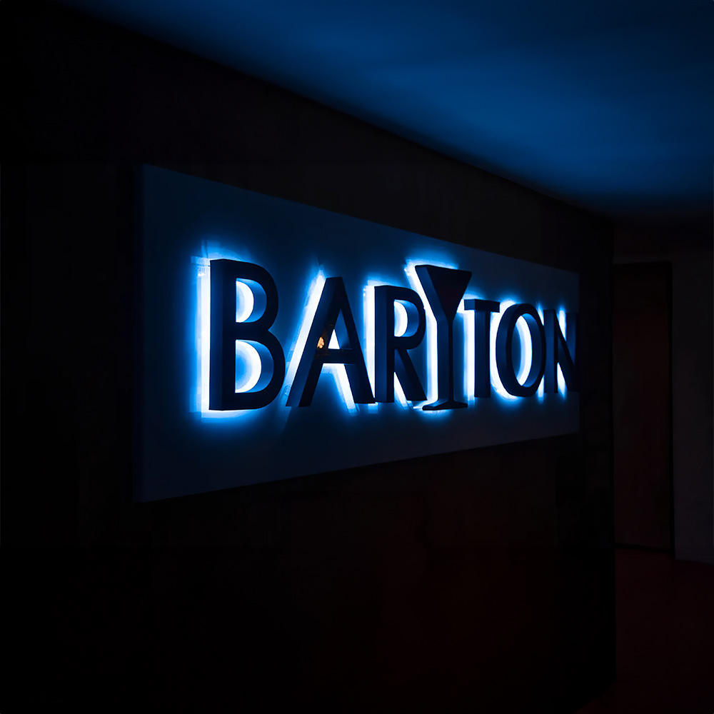 custom led salon sign laser cut metal sign 3d metal raised letters custom backlit business sign