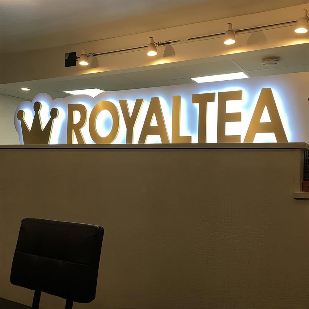 custom led salon sign laser cut metal sign 3d metal raised letters custom backlit business sign