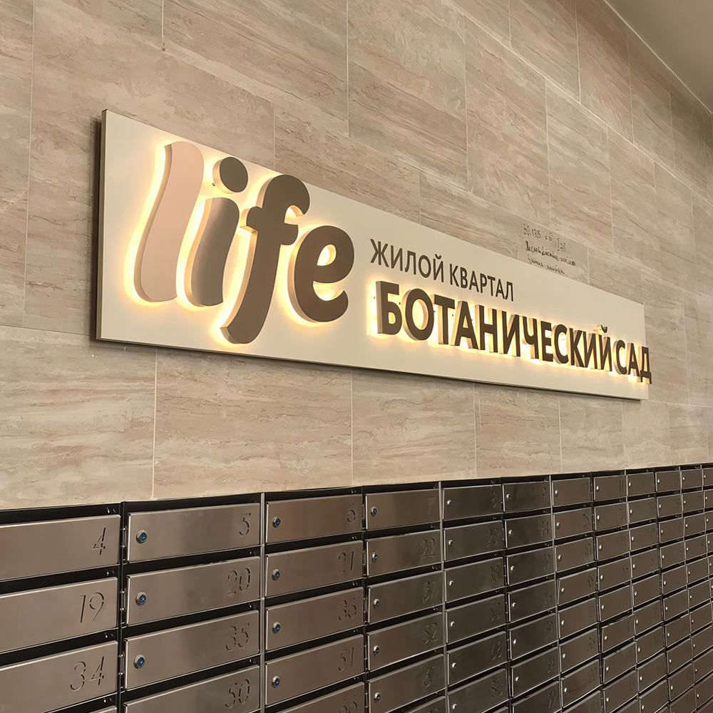 custom led salon sign laser cut metal sign 3d metal raised letters custom backlit business sign