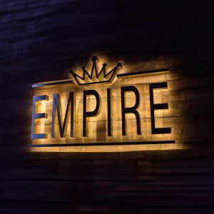 custom led salon sign laser cut metal sign 3d metal raised letters custom backlit business sign