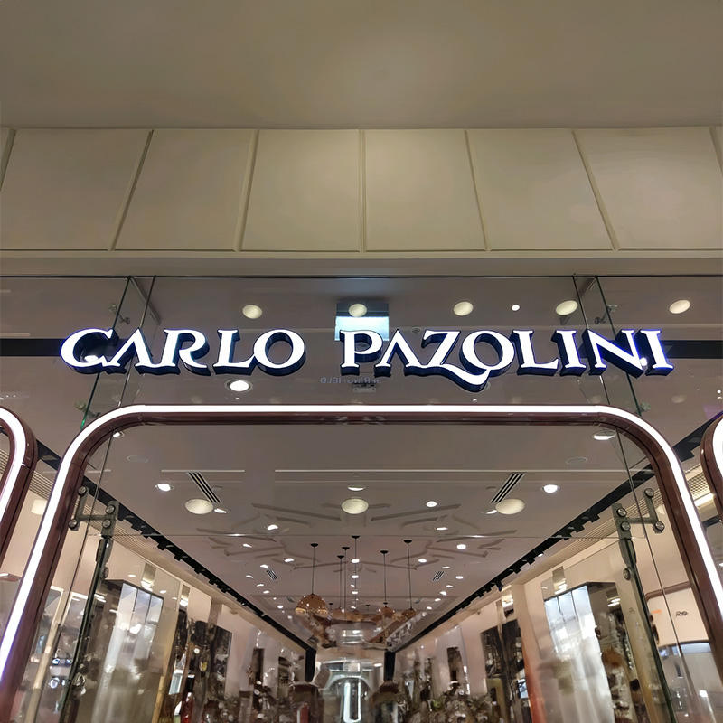 outdoor 3d acrylic front lit led shop sign customized numbers and letters dental sign