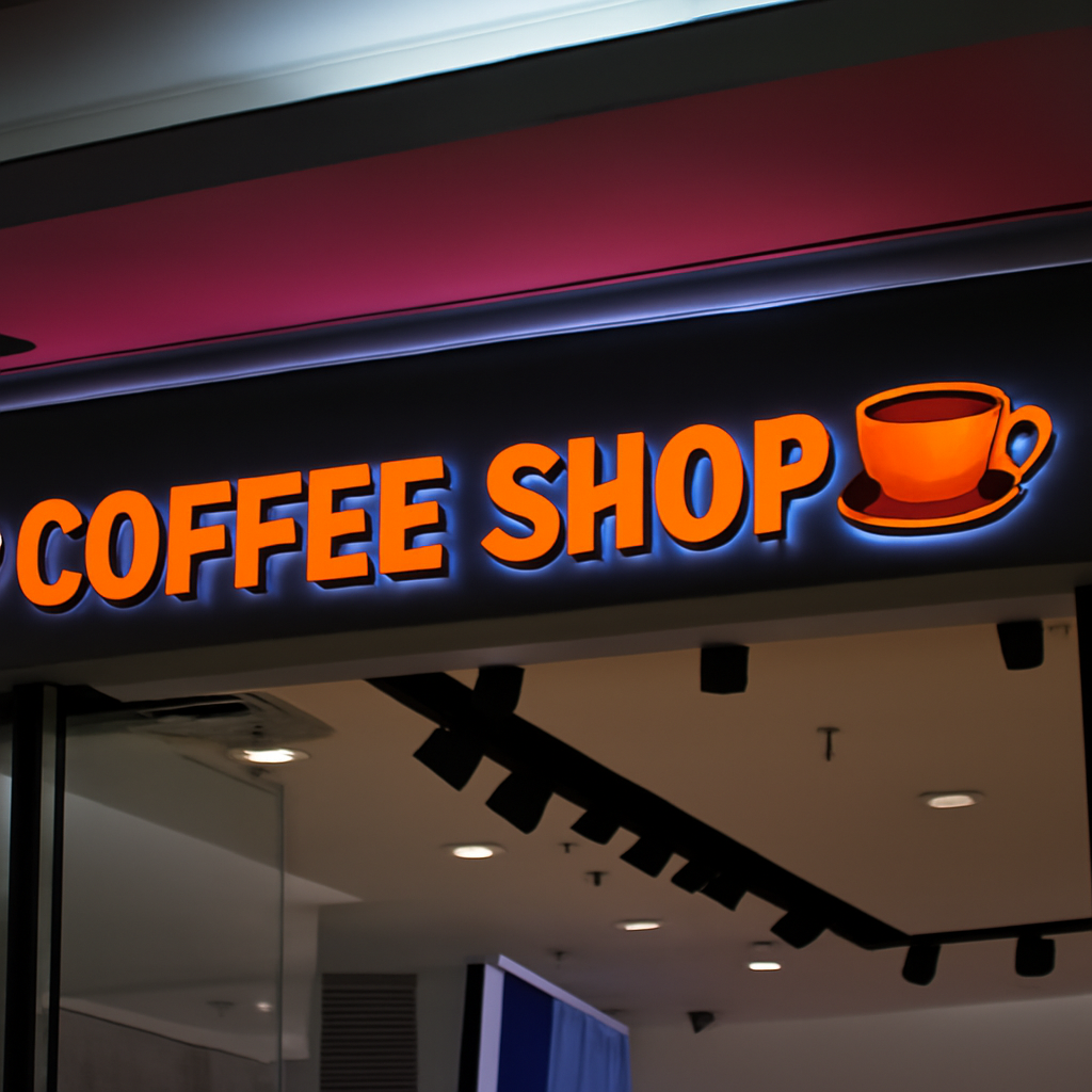 custom building sign shop name board design led letter illuminated frontlit store front sign for business